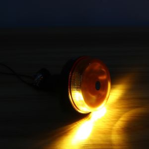 12 Led Advarsellys Blinklys Varsellys Diameter 110mm Orange 12V 24V E9,4 blinkende lys modus