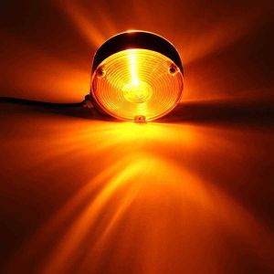 2 x Led Sidemarkeringslys Markeringslys Type øredobber til Speil Gul Neon Lampe Lastebil 12V 24V