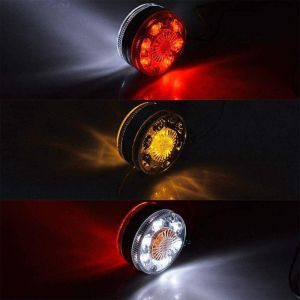 2 x Led Lampara Lollipop Luces Laterales tipo Pendientes para Espejo Gabarit de Camion 12V 24V