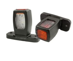 2 x Luminile led laterale,lumini de poziție camion remorcă  roșu / alb / galben LED 12/24v