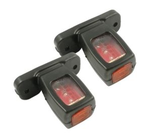 2 x Luminile led laterale,lumini de poziție camion remorcă  roșu / alb / galben LED 12/24v