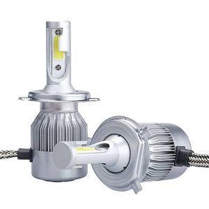 2 x LED H4 Scheinwerfer, Lampen, Autolichter, Fahrzeug LED birne DRL Canbus 72w 7600lm