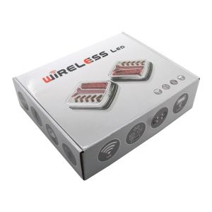 2 x Wireless LED Magnet Baklys Lampe Lastebil Tilhenger 12v 24v E57