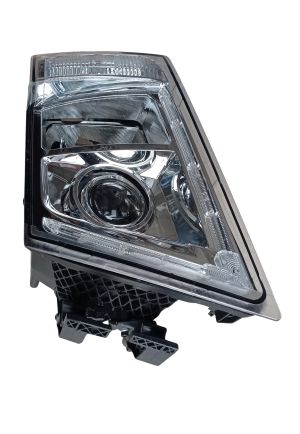 Hoyre VOLVO FH,FM 2008-2014 Lastebil DRL Frontlykter Fjernlys Lampe med Motor