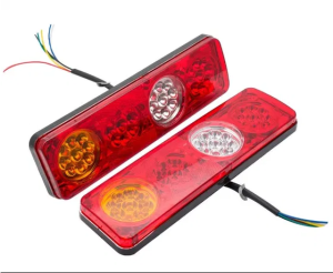 2 x LKW Rückleuchte Anhänger licht links rechts Iveco,Man,Vw Led Van 12/24 V