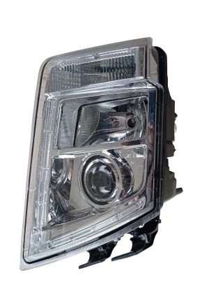 Venstre VOLVO FH,FM 2008-2014 Lastebil DRL Frontlykter Fjernlys Lampe Håndbok regulering