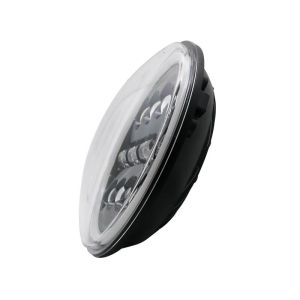 2 x LED Rund Frontlys 178mm/7inch 40W Hi/Low/DRL/Blinklys Halo Moto 12V 24V