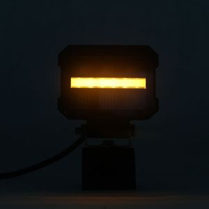 LED Arbeitsscheinwerfer 12V 24V 25W 2200lm Combo Spot Flood Leuchten Weiß/Rot/Orange