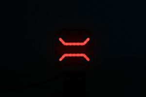 LED Arbeitsscheinwerfer 12V 24V 15W 1500lm Spot Beam Leuchten Weiß/Rot/Orange