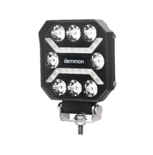 LED Arbeitsscheinwerfer ''DEMMON'' DRL 12V 24V 27W Spot Beam Leuchten Lampe Weiß/Orange/Rot