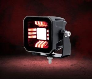 LED Arbeitsscheinwerfer POD 12V 24V 30W 1000lm Flood Beam Leuchten DRL Weiß/Rot/Orange