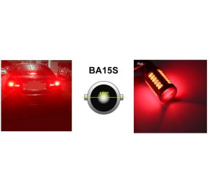 LED 33 SMD BA15S P21W 1156 Canbus Rot Scheinwerfer Lampe Autolichter Glühbirnen 12V 24V mit Objektiv