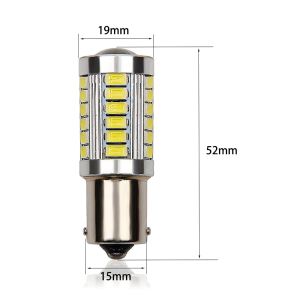 LED 33 SMD BA15S P21W 1156 Canbus Rot Scheinwerfer Lampe Autolichter Glühbirnen 12V 24V mit Objektiv