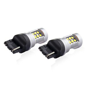 2 x Lampa Becuri T20 WY21W Canbus 3030 24SMD 12V/24V Lumini Alb 