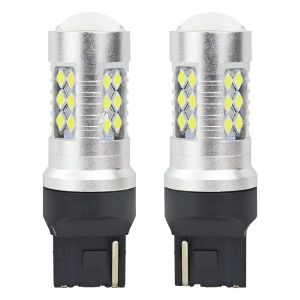 2 x LED Canbus Weiß Scheinwerfer T20 WY21W Canbus 3030 24SMD 12V/24V Lampe Autolichter Glühbirnen 