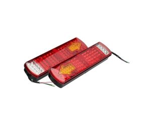 2 x Baklykter, baklys, lastebil tilhenger venstre høyre Vw, Iveco, Man Bus Van LED 24v