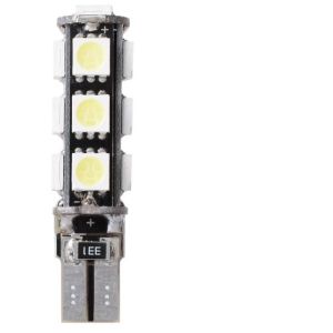 13 SMD LED 5050 T10 W5W 12V Canbus Error Free Alb Rosu Verde Galben Albastru Lampa Becuri Lumini 