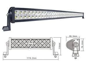 LED-ljusbar Arbetsstrålkastare 240W 10 - 30v Spot Ljus Bil ATV SUV