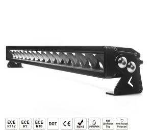 LED BAR Luces de trabajo 84.5cm 13000Lm 120W Blnco/Amarillo DRL 10-30V Luz de trabajo Luz de inundación Auto Coche SUV 