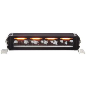 LED BAR 30.5cm 4800Lm Weiß/Gelb Tagfahrleuchten Blitzlicht Warnleuchte Notfall Strobe 10-30V Leuchten Auto PKW SUV 