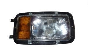 Set Hoyre Venstre MERCEDES 1973-1996 POWERLINER MK-NG-SK Lastebil Frontlykter Fjernlys Lampe 