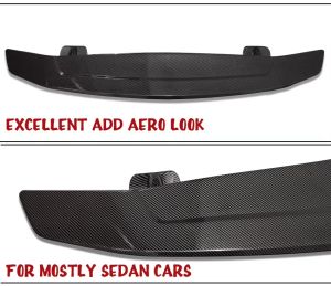 Heckspoiler Spoiler 133cm Universal Carbon Optik Sport Kofferraum Deckel Flügel Auto