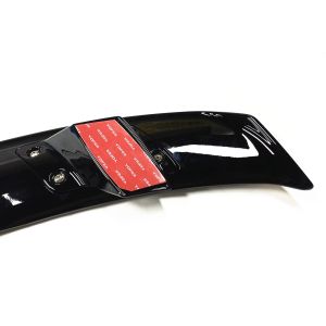 Heckspoiler Lippe Spoiler 128cm Universal Glänzend Glanz Piano Schwarz Sport Kofferraum Deckel Flügel Auto