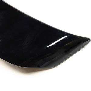 Heckspoiler Lippe Spoiler 128cm Universal Glänzend Glanz Piano Schwarz Sport Kofferraum Deckel Flügel Auto
