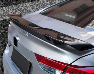 Heckspoiler Lippe Spoiler 128cm Universal Glänzend Glanz Piano Schwarz Sport Kofferraum Deckel Flügel Auto