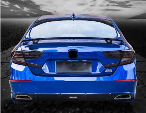 Heckspoiler Lippe Spoiler 128cm Universal Glänzend Glanz Piano Schwarz Sport Kofferraum Deckel Flügel Auto