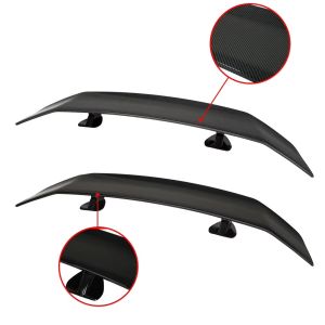 Heckspoiler Lippe Spoiler 135cm Universal Carbon Optik Sport Kofferraum Deckel Flügel Auto