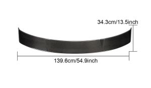 Heckspoiler Lippe Spoiler 140cm Universal Carbon Optik Sport Kofferraum Deckel Flügel Auto