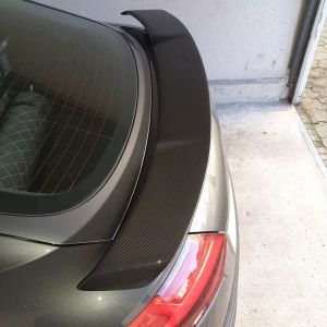 Heckspoiler Lippe Spoiler 140cm Universal Carbon Optik Sport Kofferraum Deckel Flügel Auto