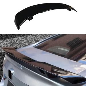 Heckspoiler Lippe Spoiler 128cm Universal Glänzend Glanz Piano Schwarz Sport Kofferraum Deckel Flügel Auto