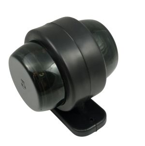 2 x LED Rosu Alb Lumină Latura Lampe Gabarit Remorca Camioane 12V 24V Sticlă Neagră Afumată