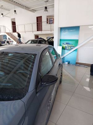 Deflector de viento y lluvia para Opel Corsa F 5D/ Peugeot 208 5D 2019+ Negro transparente Coche Automóvil 4 piezas 