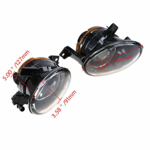 2 x Dimljus Halogen Strålkastare Framljus für VW Golf MK6, Jetta MK6,Caddy 2,Touran,Tiguan,Beetle,Seat Alhambra