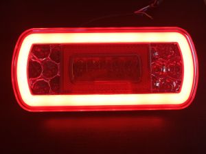 2 x Led NEON Rückleuchten Heckleuchten Rücklicht  Anhänger LKW PKW Caravan 24V