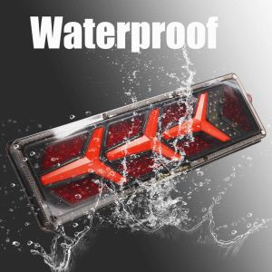 2 x LED Anhänger LKW Heckleuchten Dynamic Rückleuchten Leuchten Lampe 12v 24V 