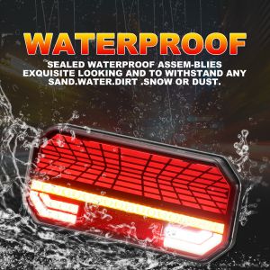 2 x LED Anhänger LKW Heckleuchten Dynamic Blinker Rückleuchten Leuchten Lampe 12v 24V 