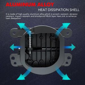 2 x LED Dimljus Halogen Strålkastare Framljus DRL für Peugeot,Renault, Ford, Citroen, Opel, Dacia, Jaguar, Porsche, Suzuki, Nissan, Jeep, Dodge, Chrysler
