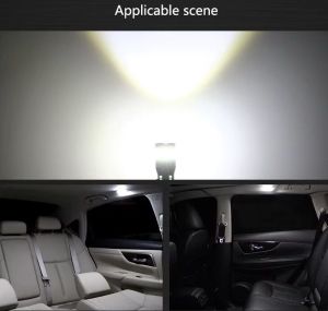 LED SMD T10 W5W – 3030 + 3014 Canbus No Error Weiß Scheinwerfer Lampe Autolichter Glühbirnen 12V 24V mit Objektiv