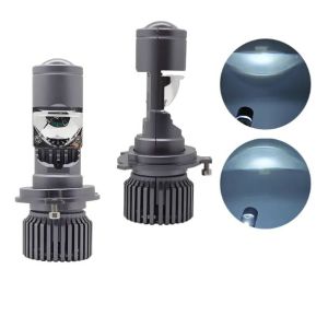 2 x LED H4 Luces Bombillas Luz Lampara de Automóviles Camiones Coche Hi/Low Beam 80W 12000lm 6500K 12V 24V