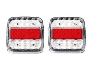 2 x Semnal luminos remorca ,Lumini de frână stânga dreapta  Bus Van 26 LED 12v