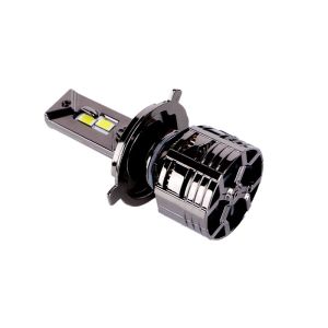 2 x Led H4 Lys Hovedlys Lyspærer Strålekaster Lampe Lastebil Bil Hi/Low Beam 80W 12000lm 6500K 12V 24V