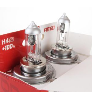 2 x H4 Halogen12V 60/55W LumiTec SILVER +100% DUO Luces Bombillas Luz High Low Beam Lampara de Automóviles Camiones Coche 