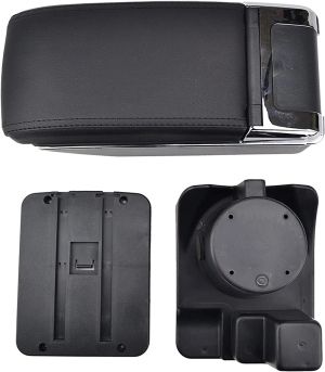 VW GOLF V MK5,GOLF VI MK6, JETTA V MK5 Coteira Auto Masini Consola Centrala Piele Negru