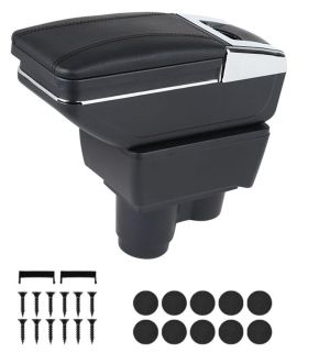 DACIA DUSTER 2 2017-2024 Armlehne Mittelarmlehne Mittelkonsole PKW Auto Schwarz Leder