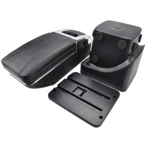 Ford Focus MK2 2005-2011 Accoudoir Central Console Voiture Noir Ciur