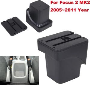 Ford Focus MK2 2005-2011 Accoudoir Central Console Voiture Noir Ciur